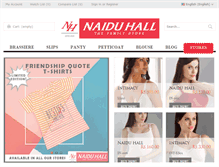 Tablet Screenshot of naiduhall.co.in
